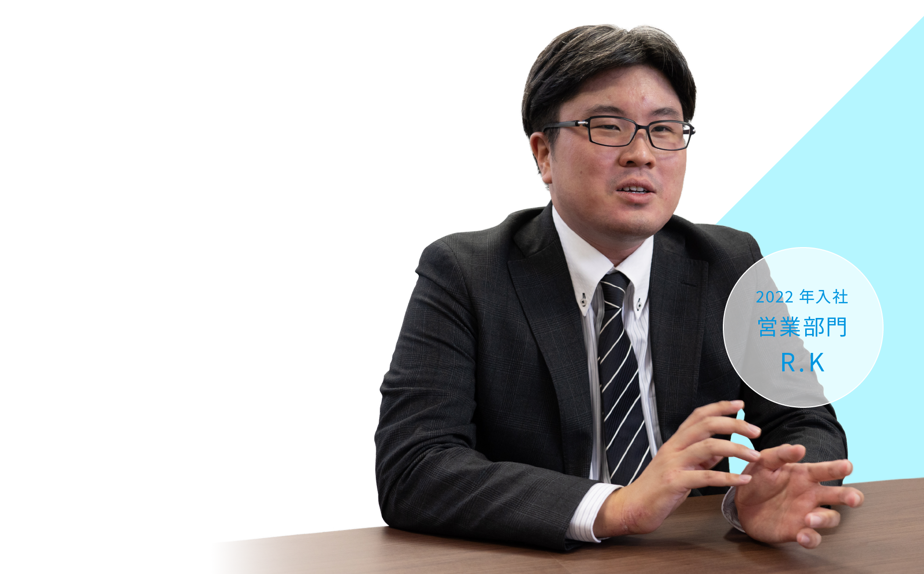 2022年入社 営業部門 R.K